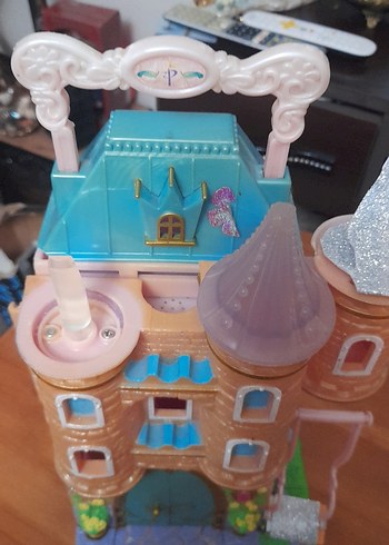 Pastel Pembe Oyuncak Şato ve Bebek Seti - Görsel 4