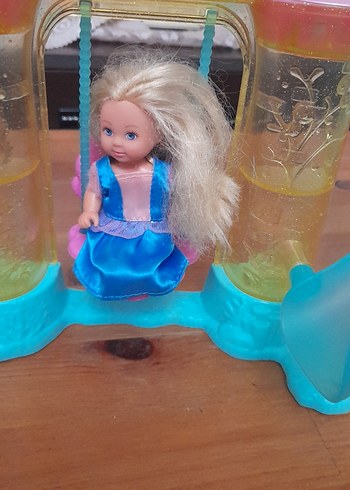 Pastel Pembe Oyuncak Şato ve Bebek Seti - Görsel 11