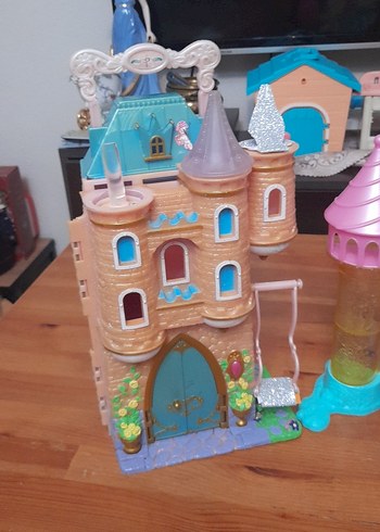 Pastel Pembe Oyuncak Şato ve Bebek Seti - Görsel 20