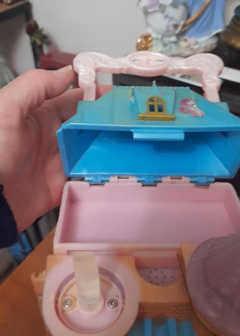 Pastel Pembe Oyuncak Şato ve Bebek Seti - Görsel 5