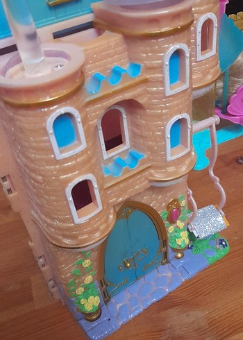 Pastel Pembe Oyuncak Şato ve Bebek Seti - Görsel 17