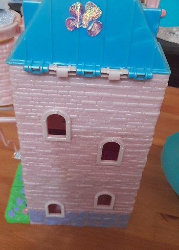 Pastel Pembe Oyuncak Şato ve Bebek Seti - Görsel 14