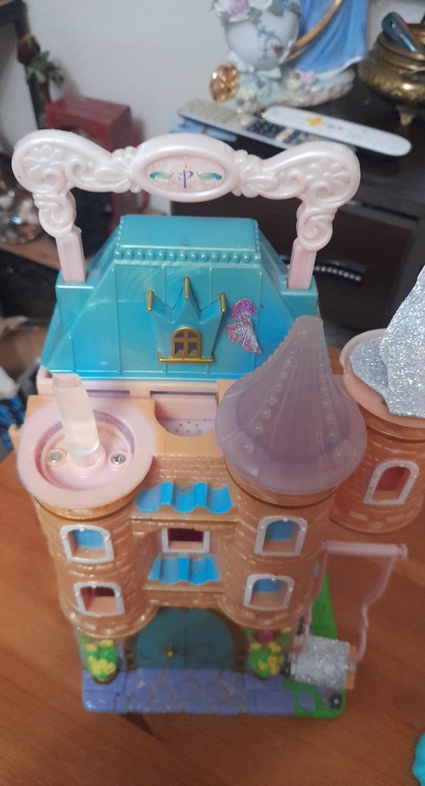 Pastel Pembe Oyuncak Şato ve Bebek Seti - Görsel 4