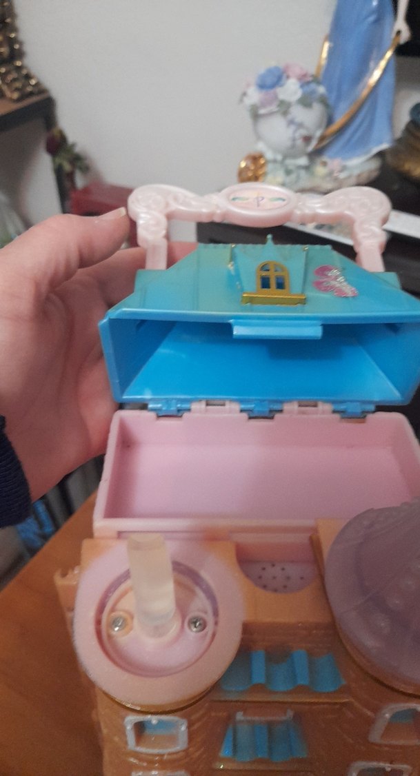 Pastel Pembe Oyuncak Şato ve Bebek Seti - Görsel 5