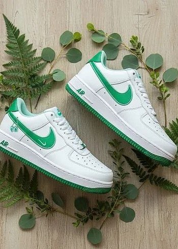 Nike Beyaz Yeşil Platform Spor Ayakkabı - Görsel 2