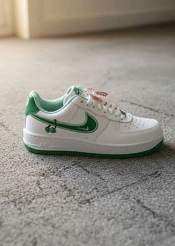 Nike Beyaz Yeşil Platform Spor Ayakkabı - Görsel 2