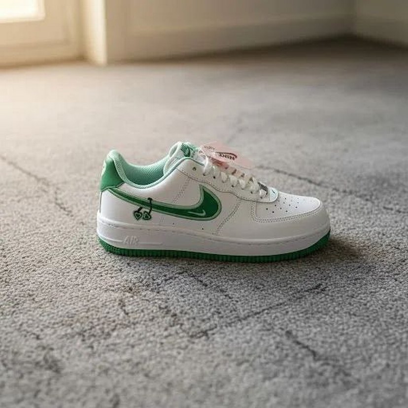 Nike Beyaz Yeşil Platform Spor Ayakkabı - Görsel 2