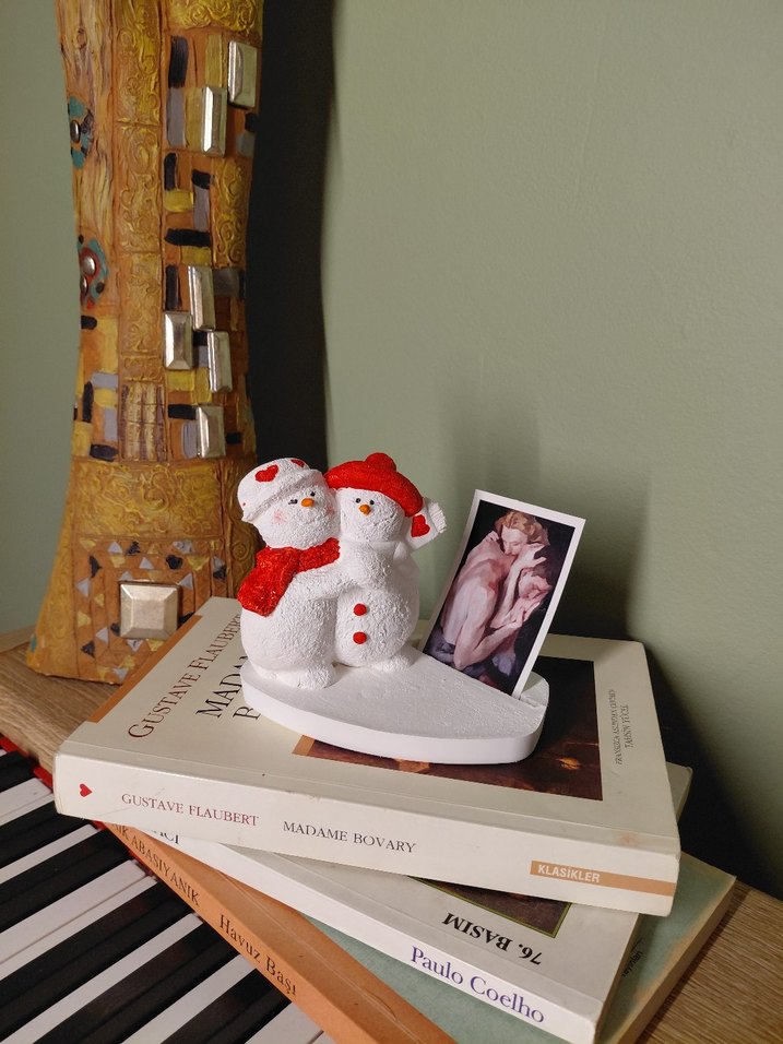 Kardan Adam Figürlü Fotoğraf Tutucu - Görsel 2