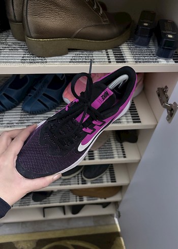 Mor Kadın Spor Ayakkabı Velcro Bağcıklı - Görsel 2