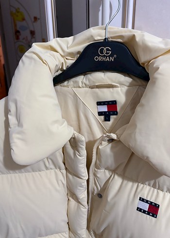 Beyaz Midi Street Wear Kadın Kışlık Ceket - Görsel 2