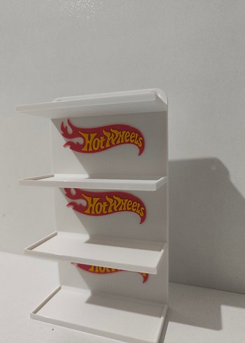 Beyaz Hot Wheels Çocuk Rafı - Görsel 3
