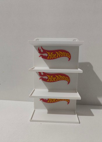 Beyaz Hot Wheels Çocuk Rafı - Görsel 5