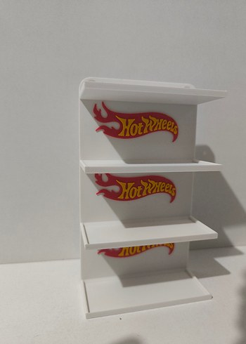 Beyaz Hot Wheels Çocuk Rafı - Görsel 2