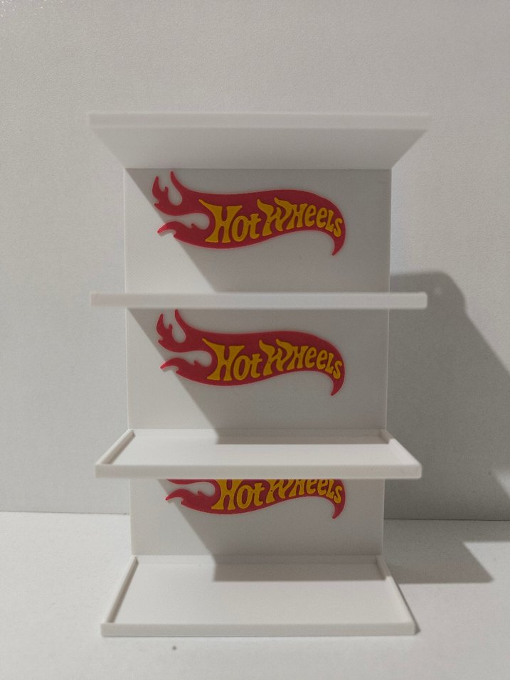 Beyaz Hot Wheels Çocuk Rafı - Görsel 4