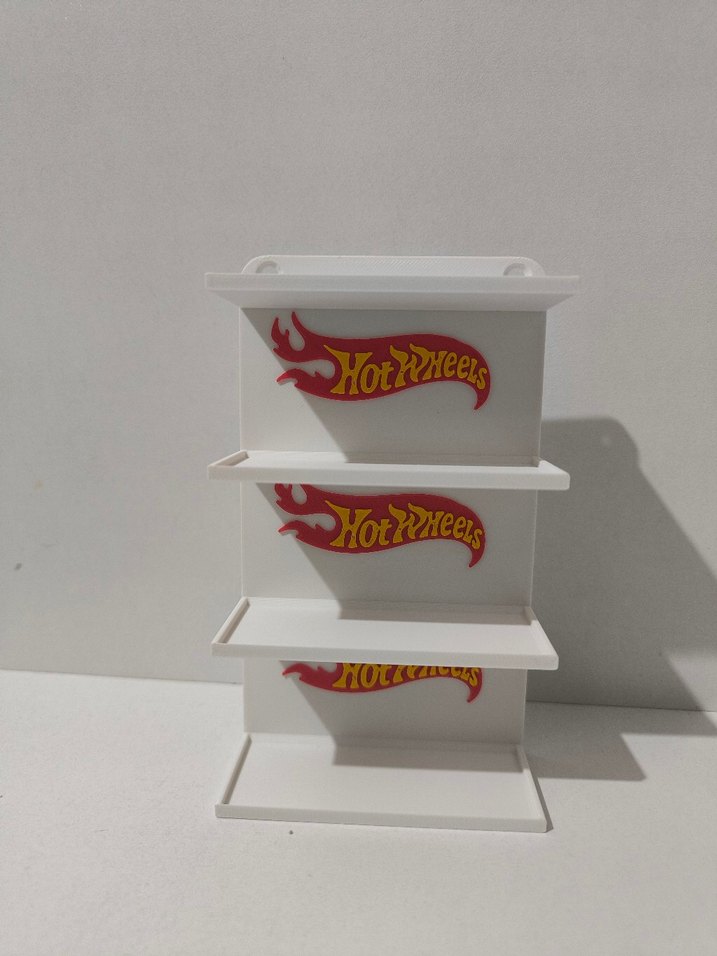 Beyaz Hot Wheels Çocuk Rafı - Görsel 5