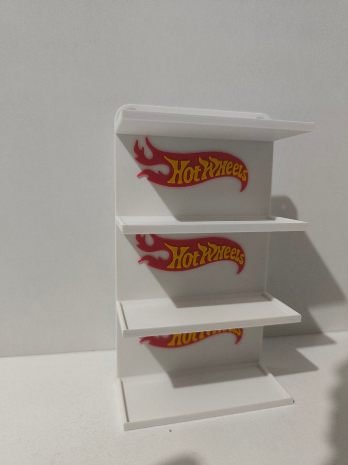 Beyaz Hot Wheels Çocuk Rafı - Görsel 2