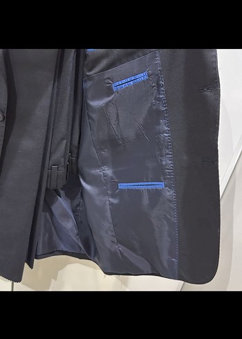 Siyah Erkek Ofis Takım Elbise Ceket - Görsel 2