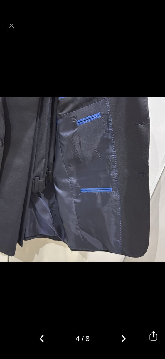 Siyah Erkek Ofis Takım Elbise Ceket - Görsel 2