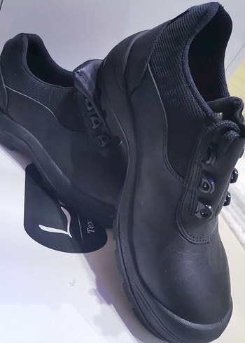 Siyah Minimalist çelik burun Erkek Bot - Görsel 3