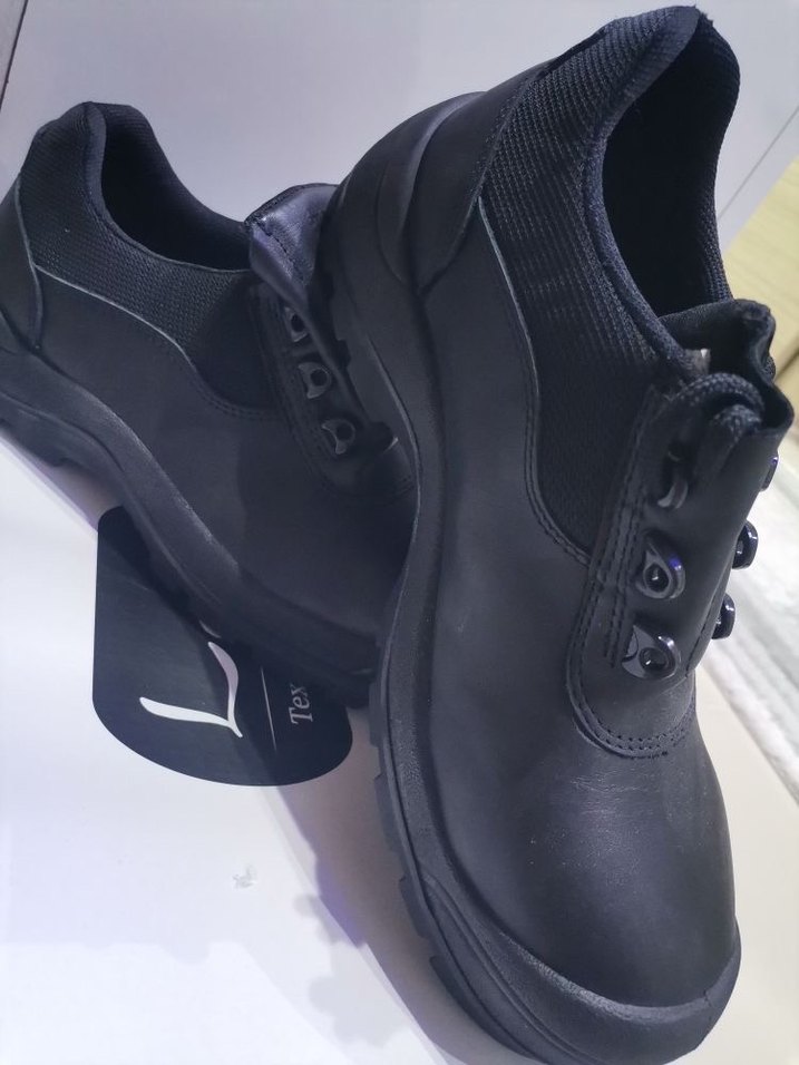 Siyah Minimalist çelik burun Erkek Bot - Görsel 3