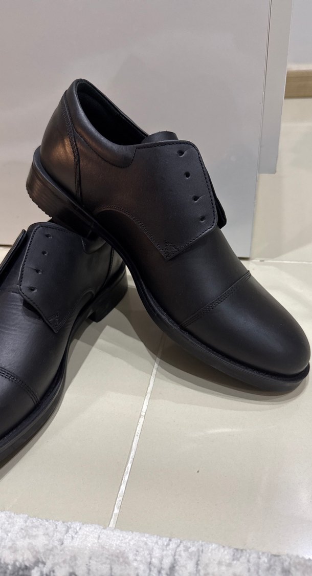 Klasik Siyah Erkek Ofis Ayakkabısı - Görsel 5