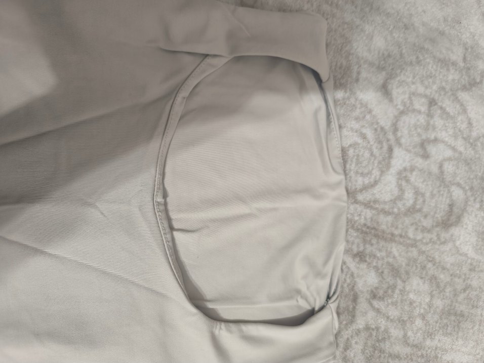 Gri Kadın Kolsuz Linen Bluz - Görsel 2