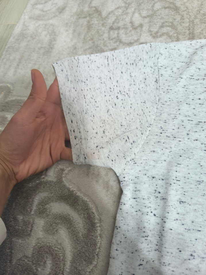 Gri Erkek Kısa Kollu Tişört - Görsel 4