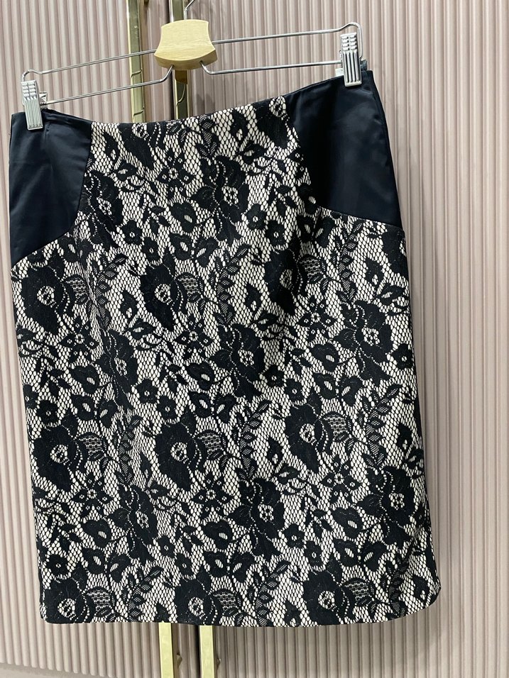 Dantel Detaylı Midi Siyah Hamile Eteği - Görsel 2