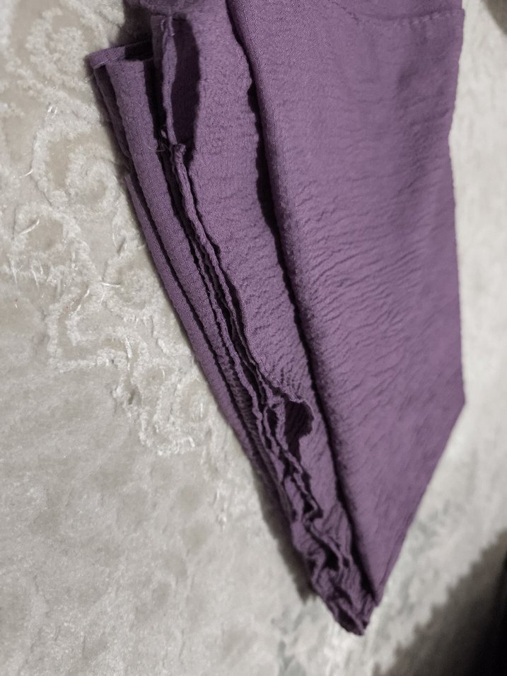 Mor Keten Piliseli Kadın Şal - Görsel 4