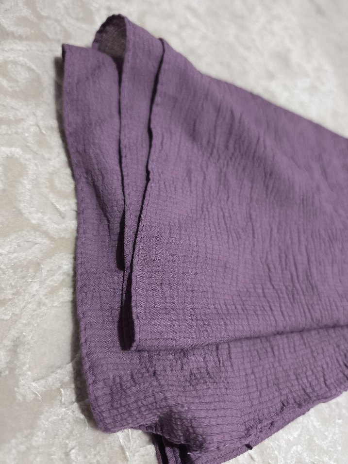 Mor Keten Piliseli Kadın Şal - Görsel 5