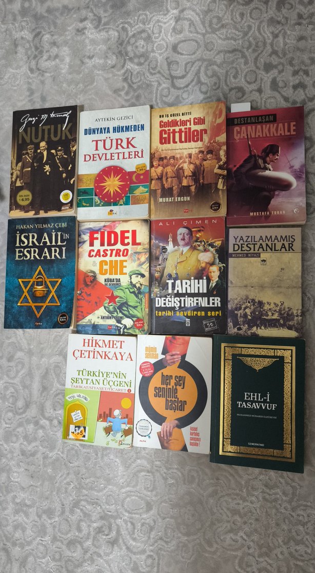 Çeşitli Tarih ve Edebiyat Kitapları Seti - Görsel 2