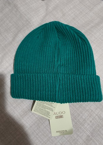 Kadın Turkuaz Örgü Yün Bere - Görsel 2