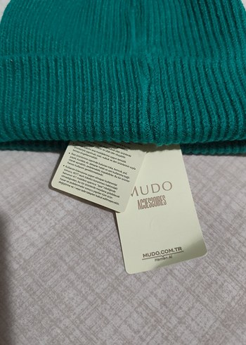 Kadın Turkuaz Örgü Yün Bere - Görsel 4