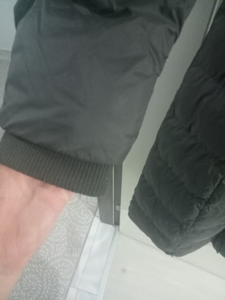 koyu askeri yeşil Fermuarlı Uzun Kadın Kışlık Mont - Görsel 4