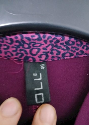 mor Kadın Fermuarlı Uzun partuse - Görsel 3