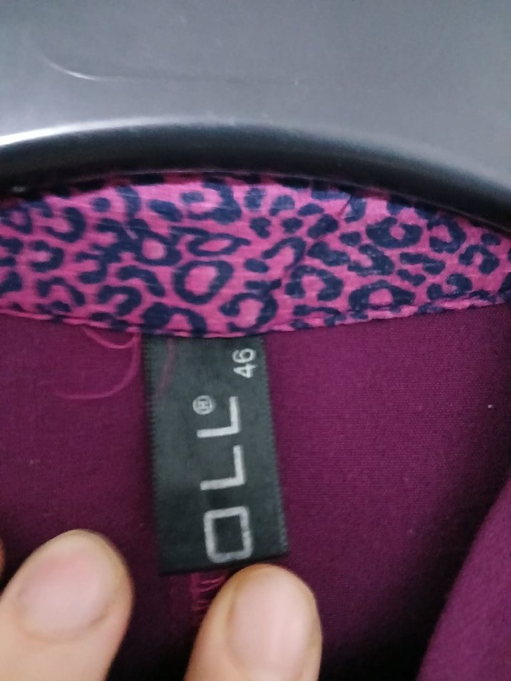 mor Kadın Fermuarlı Uzun partuse - Görsel 3