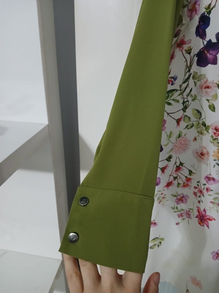 Çiçek Desenli Kadın Uzun Tunik - Görsel 3