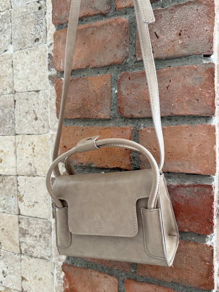 Bej Deri Kadın Çanta BE BLUE - Görsel 3