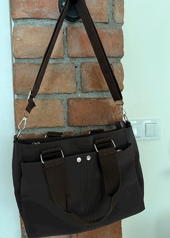 Kahverengi Deri Kadın Çanta - Görsel 2