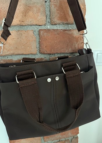 Kahverengi Deri Kadın Çanta - Görsel 3