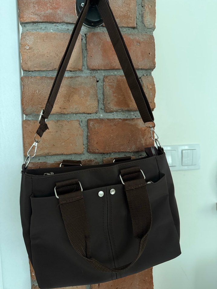 Kahverengi Deri Kadın Çanta - Görsel 2