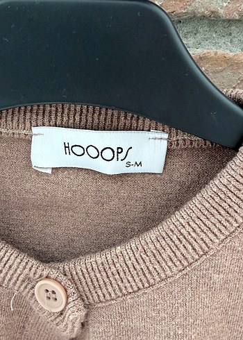 Rose Düğmeli Hooops Kadın Hırka - Görsel 2