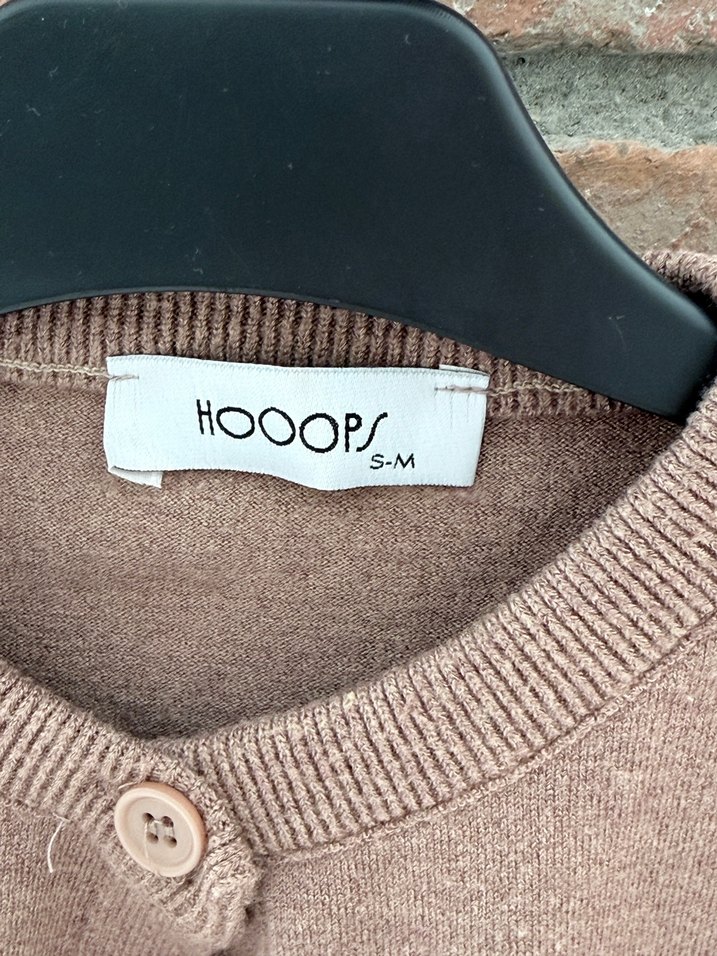 Rose Düğmeli Hooops Kadın Hırka - Görsel 2