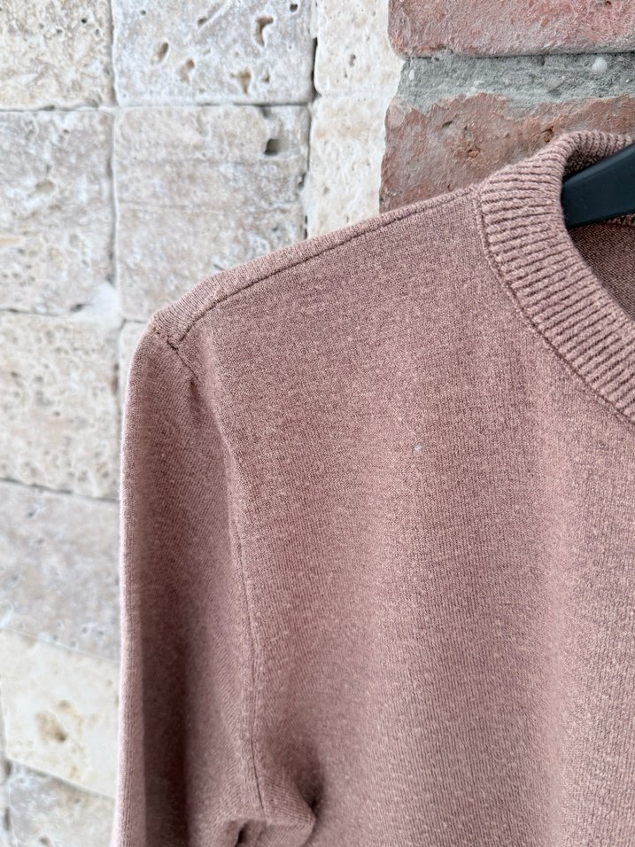 Rose Düğmeli Hooops Kadın Hırka - Görsel 3