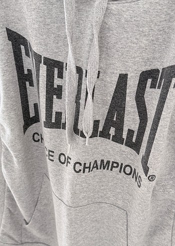 Gri Everlast Detaylı Kolsuz Sweatshirt - Görsel 2