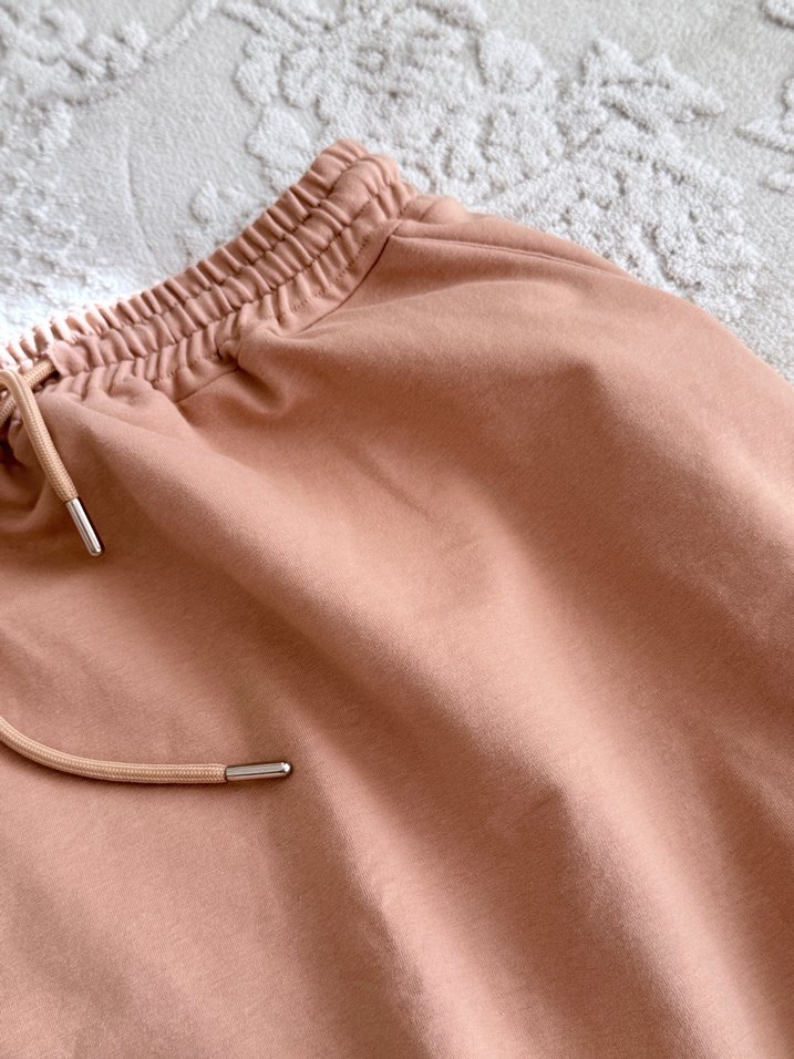 Koyu Bej Uzun A Kesim CEO Sweat Etek - Görsel 2