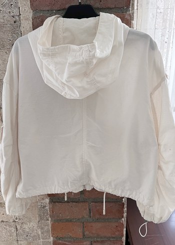 Bershka Beyaz Crop Ceket - Görsel 2