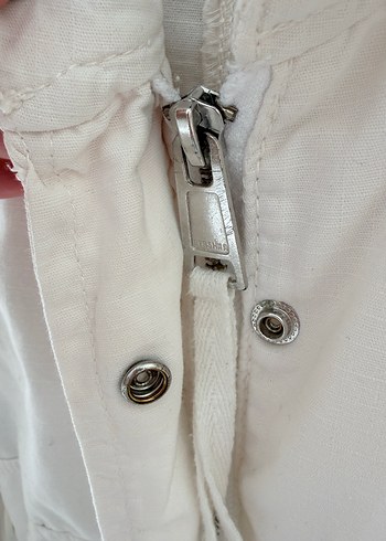 Bershka Beyaz Crop Ceket - Görsel 5