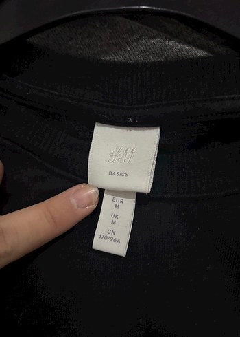Kadın Siyah kazak sweat H&M - Görsel 4