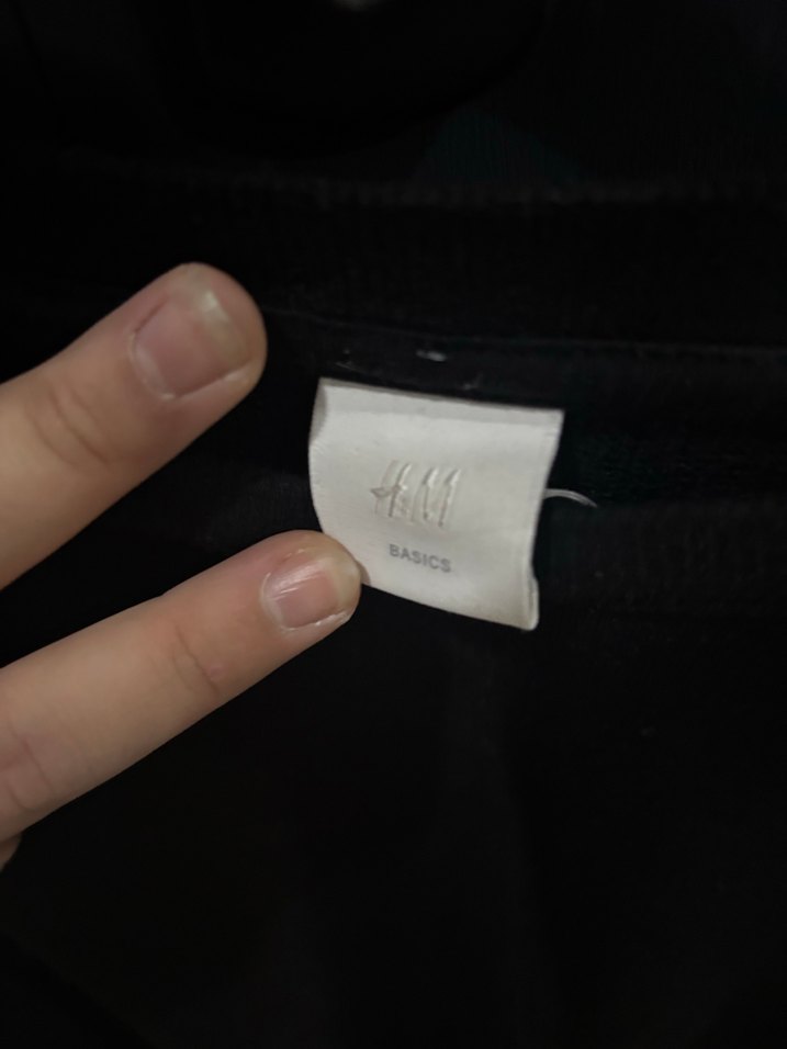 Kadın Siyah kazak sweat H&M - Görsel 3